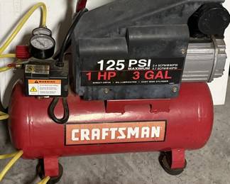Craftsman 125 psi 1 PSI 3 Gal Air Compressor