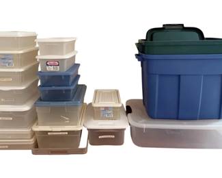 Various Sizes Of Storage Containers 