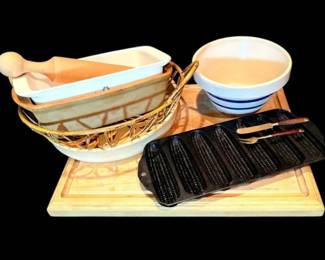 Corning Ware And Pampered Chef Bread Pans And More Cooking Accessories