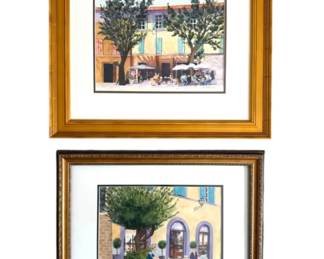 aRistoranto, Italiano Framed Watercolor Print By Local Artist Phyllis Keffer  More