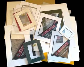 Mystery Lot Of Mats For Framing Photos Or Artwork 