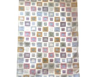 Ivory Square in Square Area Rug Hand Tufted 8 x 5 ft