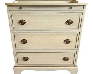 Brickwede Chest Drawers Light Yellow Green With Antique Hardware 
