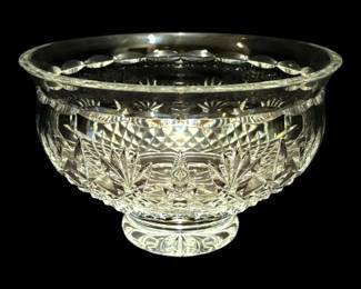 005 Waterford Killarney Crystal Glass Footed Bowl 8 