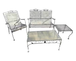 Fourpc Cast Iron Patio Furniture