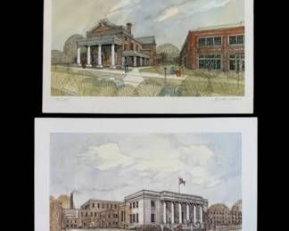 Two Limited Edition Prints By Jack Howard Signed Numbered 