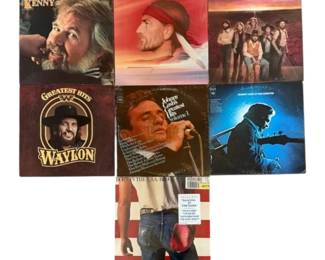 Johnny Cash, Willie Nelson, Bruce Springsteen, More Vinyl Records 