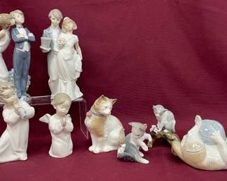 Lladro Collection Angels , Kittens, Wedding Bells More