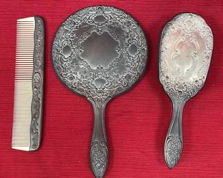 Vtg. Art Deco Vanity Set