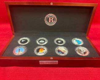 Bradbury Mint Commerorative 50 Year Apollo 13 Mission Coin Set