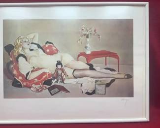 Signed Numbered Flyers du Mal By Alberto Vargas