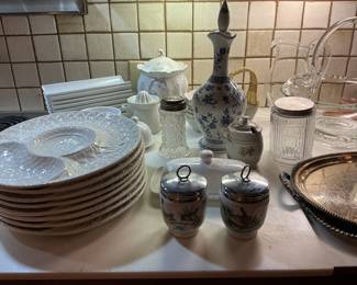 Artichoke plates and kitchen items