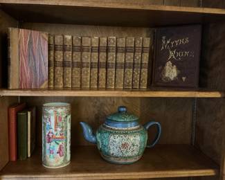 More vintage books - Chinese teapot-