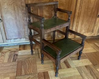 Early made library step stool