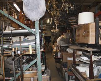 room view of 4 rows of treasures to be found