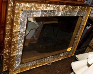 GOLD AND CRYSTAL mirror approximately 3ft by 4ft, set of 2.
$4200