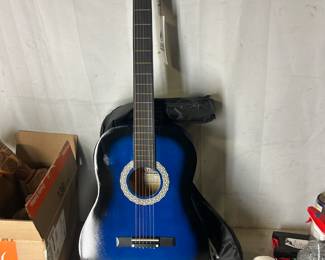 child’s guitar – blue