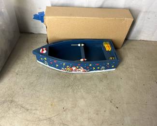 Christmas boat