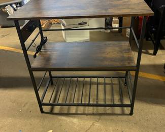 shelving with electricity