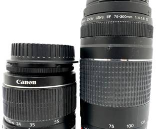 2 Canon Camera Lenses, Flash, Ihagee Waist Level Viewfinder & Other Photography Equipment In Canon Bag
Lot #: 61