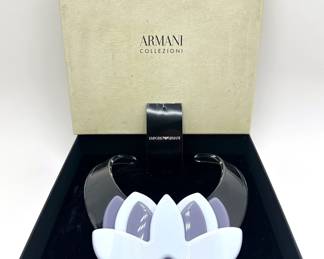 Vintage New In Box Armani Collezioni Emporio Lucite Necklace, Retailed For $375
Lot #: 14
