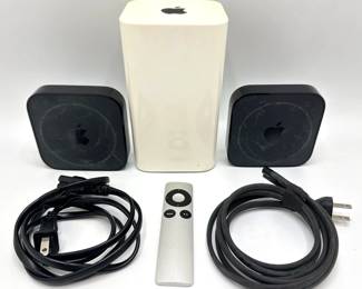 Apple AirPort Time Capsule Media Streamer Model A1470 & 2 Apple TV Streaming Devices (Model 1469 & Model 1427)
Lot #: 134