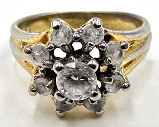 Vintage Faux Diamond Ring (Unmarked) Size 5.75
Lot #: 54