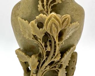 Vintage Chinese Hand Carved Soapstone Vase
Lot #: 91