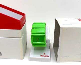 New In Box Nixon The Vega Watch In Lime Color
Lot #: 42