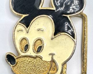 Vintage Walt Disney Productions Mickey Mouse Belt Buckle
Lot #: 69