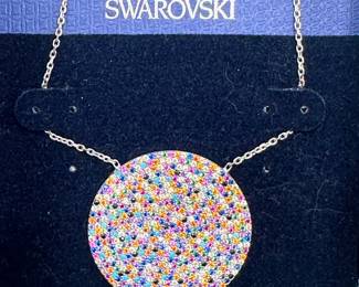 New Swarovski Crystal Necklace On Italian Sterling Silver Chain In Swarovski Box
Lot #: 13