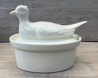 APILCO FRANCE PHEASANT COVERED CASSEROLE #apilco #france #pheasant #coveredcasserole #caseroledish
