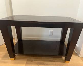 DESIGNERS WORKSHOP WOOD CONSOLE TABLE W DRAWER #designersworkshop #consoletable #wood #drawer