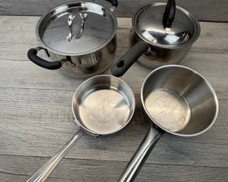 SAUCE PANS ALL CLAD SWISS PRO MEYER BELLA #meyerbella #saucepan #saucepans #allclad #swisspro