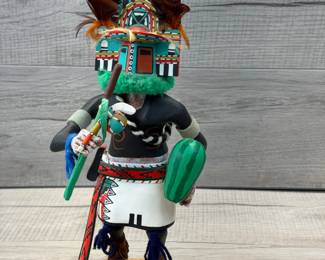 HOME DANCER KACHINA HAND CARVED & PAINTED SIGNED #signed #handcarved #handpainted #kachina #homedancer #homedancerkachina