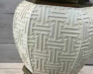 BRASS & CERAMIC TABLE LAMP #brass #tablelamp #lamp #ceramic