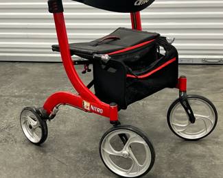 DRIVE NITRO ALUMINUM ROLLATOR EURO STYLE #drivenitro #rollator #eurostyle