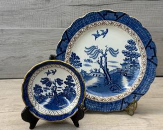 BOOTHS ENGLAND REAL OLD WILLOW PLATE & BOWL #boothsengland #realoldwillow #plate #bowl #realoldwillowplate #realoldwillowbowl