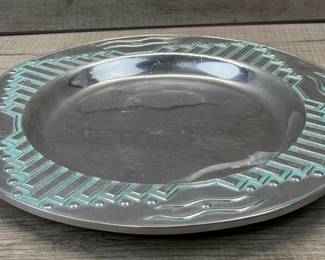 1973 ROYAL WILTON PEWTER PLATTER BY WILTON #royalwilton #wilton #pewter #platter #1973