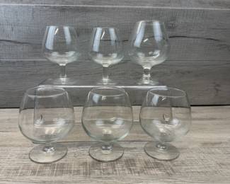 VINTAGE CRYSTAL BRANDY SNIFTERS #vintage #crystal #brandysnifter