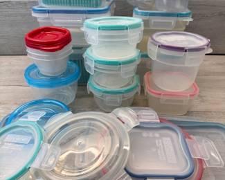 PLASTIC STORAGE CONTAINERS W LIDS #plasticstoragecontainers #storagecontainers #foodstorage