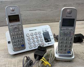 PANASONIC EXPANDABLE CORDLESS PHONE SYSTEM W ANS #panasonic #cordlessphone #answeringmachine #expandable