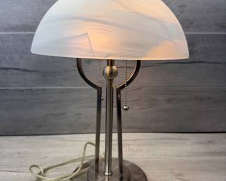 2 BULB PULL CHAIN TABLE LAMP #lamp #pullchain #pullchainlamp