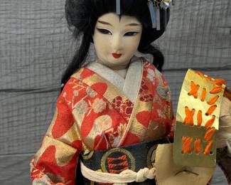 VINTAGE JAPANESE FOLK ART GEISHA DOLL #vintage #japanese #japan #folkart #geishadoll #geisha