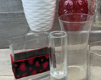 GLASS FLOWER VASES CANDLE HOLDER CERAMIC POT #flowervase #glass #candleholder #ceramicpot #vase #glassvase