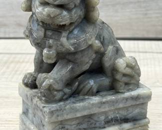 HAND CARVED SOAPSTONE FOO DOG IMPERIAL GUARDIAN #soapstone #foodog #foodogimperialguardian #handcarved