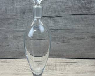 BADASH POLAND FOOTED CRYSTAL DECANTER #badash #poland #polish #crystal #decanter