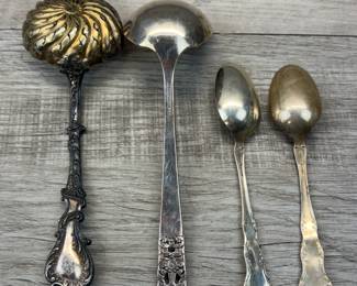 STERLING SILVER SERVING PIECES #sterling #sterlingsilver #servingspoons #serving