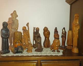Wood figures