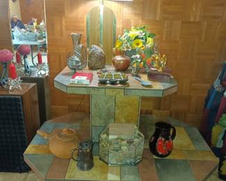 Tile side table and coffee table